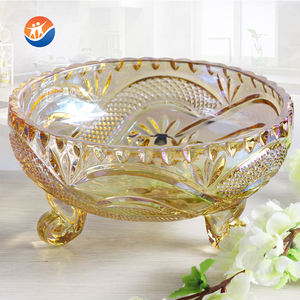 لوحة زجاجية شفافة منقوشة بتصميم فاخر لسلطة الفاكهة - Product Image 5