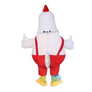 Personalizado pollo dibujos animados Halloween <span class=keywords><strong>Anime</strong></span> carnaval suave felpa tamaño adulto mascota disfraz Cosplay vestido - Product Image 3