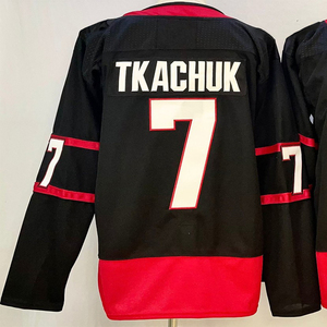 Maillots de hockey cousus pour hommes 7 Brady Tkachuk 18 Tim Stutzle 72 <span class=keywords><strong>Thomas</strong></span> Chabot 13 Mathew Barzal - Product Image 2