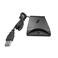 Lector de tarjetas Mifare USB Smart ID IC Chip Lector de tarjetas ISO 7816 ATM Lector de tarjetas de crédito Pago con SDK DCR2100
