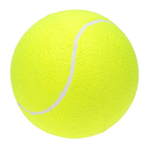 Firma 24cm palla da <span class=keywords><strong>Tennis</strong></span> gonfiabile grande palla da <span class=keywords><strong>Tennis</strong></span> giocattolo da masticare regalo Festival da 9.5 pollici per piccoli animali in gomma - Product Image 1