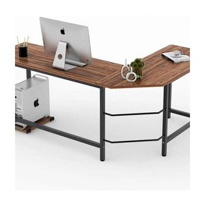 <span class=keywords><strong>Amazon</strong></span> moderna mesa de ordenador <span class=keywords><strong>escritorio</strong></span> hogar Oficina Metal hierro muebles de oficina escuela <span class=keywords><strong>escritorio</strong></span> y silla gran oferta L forma Simple 100 Uds - Product Image 2