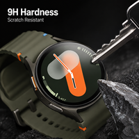 Protection d'écran en verre trempé HD transparent 9H facile à installer avec outil d'alignement pour Samsung Galaxy Watch8 40mm 44mm Classic