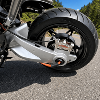 Cybern 5000W High Power Electric Motorcycle Side Motor 130-140km/h High Speed Brushless DC Hub Motor 200/55-17 Tire for Sport