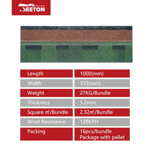 Tejas de asfalto, material de construcción, barato - Product Image 2