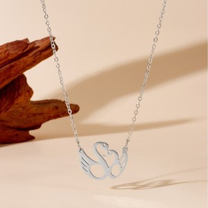 Best Seller Gold Pendant Necklace Stainless Steel Necklace for Women Waterproof Personalized Hollow <strong>Swan</strong> Necklace <strong>Jewelry</strong> - Product Image 3