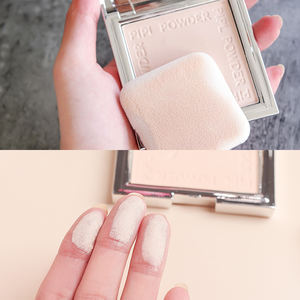 PIPLシルバーコンパクトパウダー,ウェット/ドライデュアル使用ノンケーキ3-in-1セッティング & カバープレスセッティングパウダー - Product Image 4