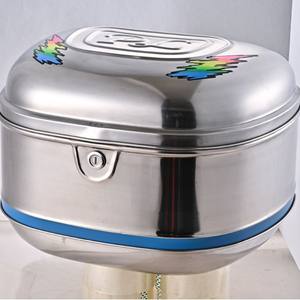 Caja Trasera <span class=keywords><strong>para</strong></span> Motocicleta de Acero Inoxidable con Diseño <span class=keywords><strong>Cuadrado</strong></span>, Maletero Trasero <span class=keywords><strong>para</strong></span> Bicicleta Eléctrica, Almacenamiento <span class=keywords><strong>para</strong></span> Bicicleta o Scooter - Product Image 3