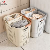 Panier de rangement pour vêtements Xinhang, écologique, en PP durable, gain de place, avec poignées, grande capacité, pour la salle de bain, les vêtements sales