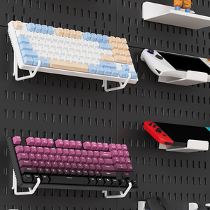 Tablero montado en la pared para almacenamiento en la pared: Amplios accesorios disponibles, ideal para almacenar o mostrar figuritas, etc. - Product Image 4