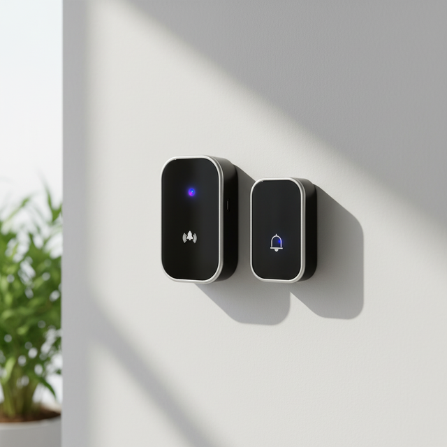 HILYNN A01B Portable Doorbell with Fast Charging Type-C Port Simple Setup Long Battery Life Efficient Design