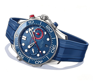 Montre de créateur <span class=keywords><strong>Sea</strong></span> Professional en acier inoxydable pour homme, Speed <span class=keywords><strong>Master</strong></span>, toutes les fonctions du cadran fonctionnent, montre à quartz, chronomètre - Product Image 2