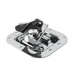 Venta directa de fábrica de Hardware de bloqueo de equipaje Cerraduras de caja de aviación con resorte Cerraduras de mariposa planas de presión media Hebillas de caja - Product Image 3