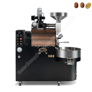 <b>Small</b> Electric Gas Type <b>Coffee</b> Roasting <b>Machine</b> Gas <b>Coffee</b> Cocoa Bean Roaster <b>Coffee</b> Roaster for Sale - Product Image 3