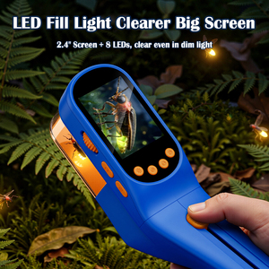 Kit de Exploración de la Naturaleza, Microscopio Digital 500X con Capturador de Insectos, Pantalla IPS de 2.4 Pulgadas HD 1080P, Regalo de Aventura Científica al Aire Libre - Product Image 4