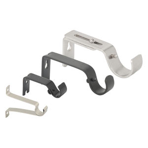 Vhxjns — <span class=keywords><strong>support</strong></span> de tringle à <span class=keywords><strong>rideau</strong></span> de fenêtre, en alliage d'aluminium, pour montage au <span class=keywords><strong>plafond</strong></span> ou mural - Product Image 3