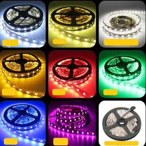 60LEDS 5050 RGBRGBWデジタルLEDストリップ24V10mmPCBカラーストリップアドレス指定可能なLEDストリップメーカーIP65IP68