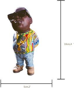 Nieuwe 5 Stuks Oostkust Rap God Decor Cartoon Speelgoed Rapper Hars Ornamenten Legende Herdenking Hiphop Muziek Ster Pvc Sculpturen - Product Image 3
