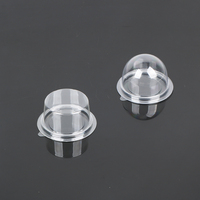 Hengmaster Mini boîtes à dessert en plastique transparent pour cupcakes et muffins pour emballage de gâteaux et bols en forme de dôme