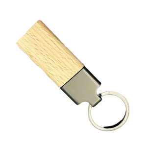 Factory Manufacture logo business Laser Engravable Eco-Friendly Wooden Keychain Blank Sustainable Perfect Wedding Gift Key chain