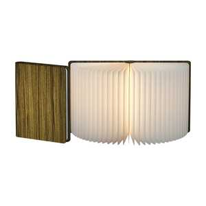 Bán Sỉ Quà Tặng Sáng Tạo Bằng Giấy Bằng Gỗ Đèn <span class=keywords><strong>LED</strong></span> Trang Trí Chiếu Sáng Đèn Sách Gấp Gọn Nhỏ - Product Image 5