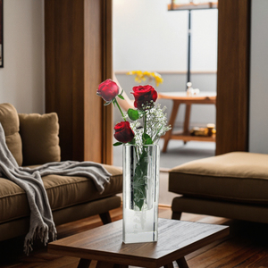 MIni <span class=keywords><strong>carré</strong></span> mode cristal verre <span class=keywords><strong>Vase</strong></span> petit moderne décoration de la maison <span class=keywords><strong>Vase</strong></span> Transparent 16.5cm de <span class=keywords><strong>haut</strong></span> décoration de mariage <span class=keywords><strong>Vase</strong></span> en cristal - Product Image 4