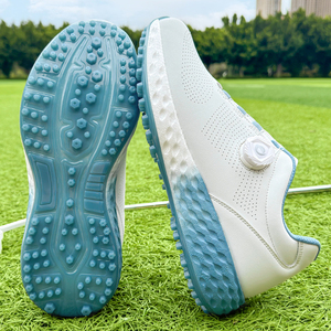 Chaussures <span class=keywords><strong>de</strong></span> <span class=keywords><strong>golf</strong></span> imperméables sans crampons pour hommes et femmes, boucle rotative, crampons haut <span class=keywords><strong>de</strong></span> gamme, chaussures <span class=keywords><strong>de</strong></span> <span class=keywords><strong>golf</strong></span> en cuir imperméables pour couples - Product Image 6