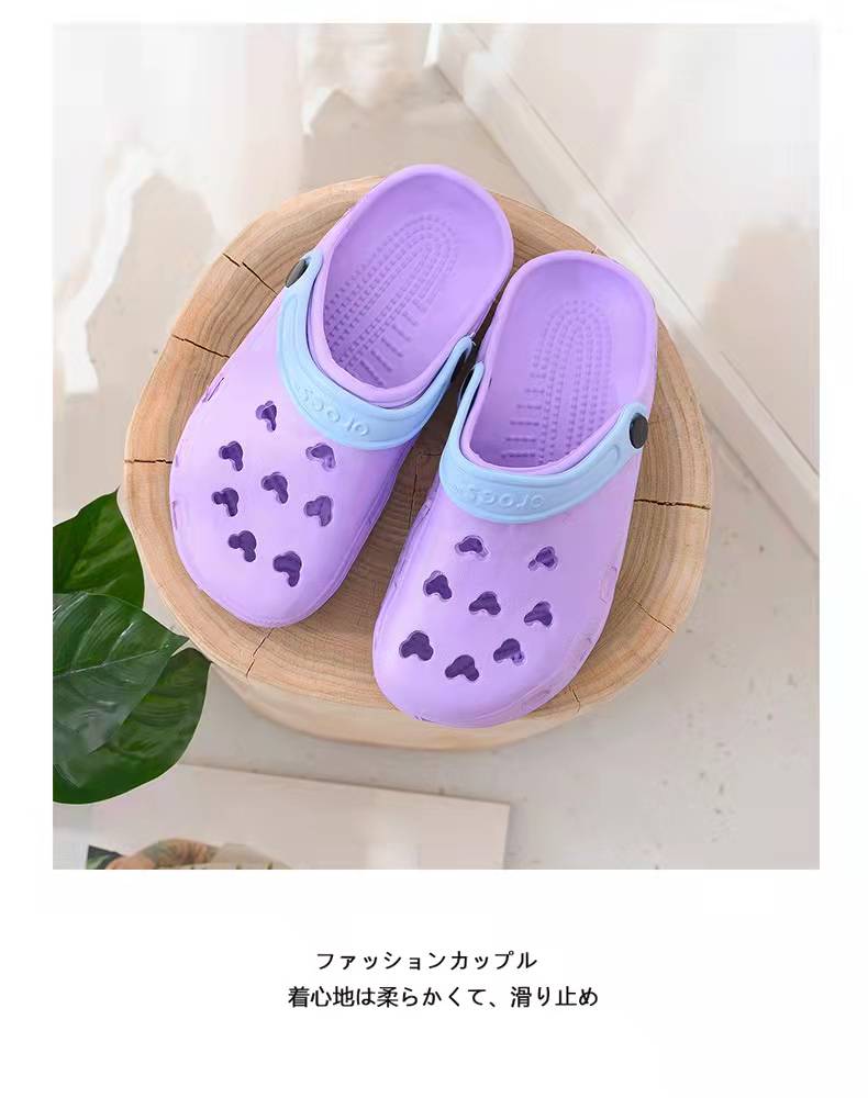 Summer Beach Breathable Flip Flop EVA Upper Slippers Shoes Unisex Clogs Hole Sandals