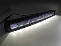 Nouvelle barre lumineuse LED pour camion tout-terrain 4x4, 135W, simple rangée, 20 pouces, faisceau de conduite incurvé, étanche IP68, 6000K, en aluminium moulé sous pression