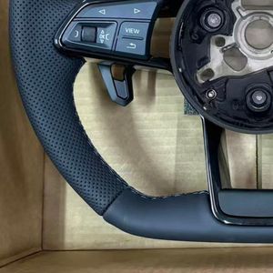 Volant de voiture en cuir de style R8 <span class=keywords><strong>S</strong></span>-<span class=keywords><strong>Line</strong></span> pour <span class=keywords><strong>Audi</strong></span> B9 A1 Q3 Q5 Q7 RS3 RS4 RS5 RS7 A3 8V S3 A4 B8 S4 <span class=keywords><strong>A5</strong></span> S5 A6 S6 S7 A7 A8 TT - Product Image 4