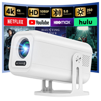Proyector Inteligente Android F06 con Enfoque Automático y Wi-Fi 6 para Entretenimiento de Cine en Casa Portátil