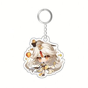 Cute Acrylic Customized <b>Anime</b> UV Printing <b>Keychain</b> with Backpack Hanger-Small Accessory for Souvenir & Advertising Gifts - Product Image 3