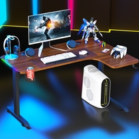 Escritorio para Juegos BEISIJIE en Forma de L con LED, Gran Venta