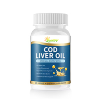 Capsules d'huile de foie de morue OEM/ODM 1000mg – Compléments alimentaires naturels pour adultes