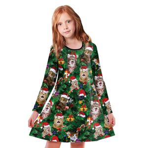 Noël <span class=keywords><strong>mère</strong></span> fille correspondant Sublimation impression <span class=keywords><strong>robe</strong></span> tenues maman et filles prêt à expédier Stock <span class=keywords><strong>pas</strong></span> <span class=keywords><strong>cher</strong></span> <span class=keywords><strong>robe</strong></span> <span class=keywords><strong>de</strong></span> noël - Product Image 3