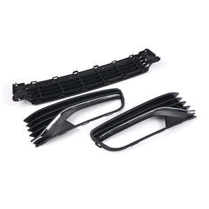 Volkswagen Polo Front Bumper Lower Grille Fog <b>Light</b> Bezels ABS Plastic 2014-2017 Replacement Parts - Product Image 1