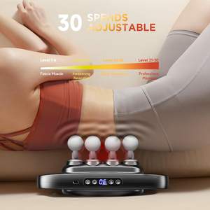 Pistolet de massage portable à 16 têtes pour tissus profonds, 30 niveaux de vitesse pour la thérapie par percussion musculaire corporelle avec étui de voyage - Product Image 5