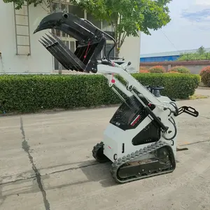 2022 nuevo estilo TL150T 1500Kg Crawler Track Mini Skid Steer Loader con certificación Epa cargadores máquina de movimiento de tierras