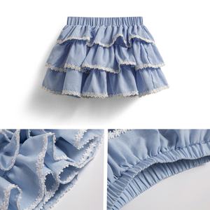 DC <span class=keywords><strong>Jupe</strong></span> Fille 3 Couches Volants Dentelle <span class=keywords><strong>Jupe</strong></span> <span class=keywords><strong>Mini</strong></span> Synthétique Tissé Vêtements Enfants Mode Fille Robes Bébé Vente en Gros - Product Image 3