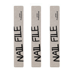 Vente en gros de limes à ongles professionnelles double face avec logo imprimé, 3 options de forme pour la manucure et les soins des ongles - Product Image 2