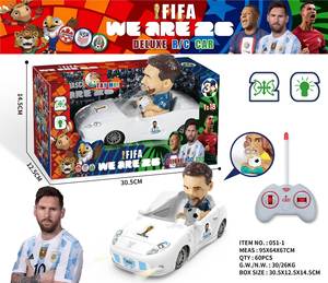 Voiture de course télécommandée 1/18 Coupe du Monde de Football 2026 avec lumières, véhicule électrique haute vitesse pour course <span class=keywords><strong>radio</strong></span>, jouet pour le jeu - Product Image 3