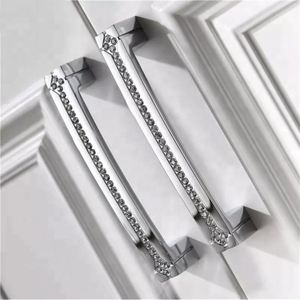 Tirador de Muebles Contemporáneo MLP19 de ZAMAK con Cristal Dorado Brillante para Cocina, Cómoda, Dormitorio, Baño, Cajón, Estilo Europeo de Lujo - Product Image 5