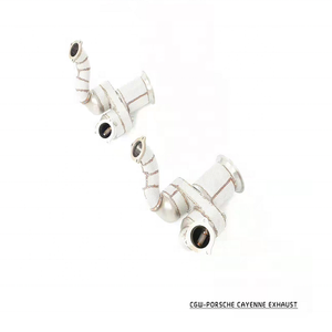 Высокопроизводительный глушитель выхлопной трубы для Porsche Cayenne <span class=keywords><strong>3</strong></span>,0 T с датчиком OPF/GPF и тепловым экраном - Product Image 1