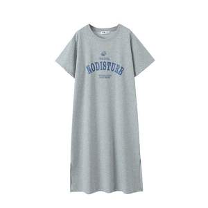 เดรสเสื้อยืดทรงหลวมพิมพ์ลายตัวอักษร รุ่น Runqi N8695 Plus Size ความยาวปานกลาง คอกลม ระบายอากาศได้ดี เหมาะสำหรับใส่ในชีวิตประจำวัน - Product Image 3