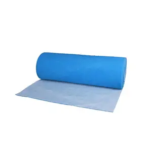 Blue And White Secondary Air Filter Roll Washable Air Filter Media Rolls For Filtration Industries