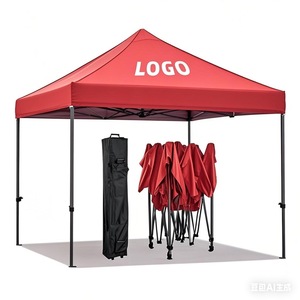 Gazebo Pieghevole da Esterno 3x3 M All'ingrosso con Robusto Telaio in Acciaio e Logo Personalizzato per Fiere - Product Image 3