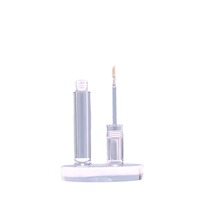 Tube d'huile à lèvres rond personnalisé, tube vide en plastique pour gloss à lèvres, emballage d'échantillon de 1,5 ml