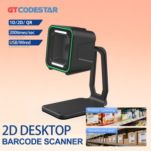 Gtcodestar GT-8900A đa hướng 1D 2D Máy Quét Mã Vạch Máy tính để bàn đầu đọc mã vạch siêu thị phẳng Máy quét mã QR tự động - Product Image 1