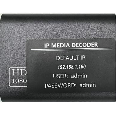 MPEG2 H.265 MINI IP to HDMI CVBS Decoder Transcoder