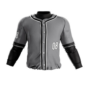 Ensemble de vêtements de sport respirants et légers, pantalon et maillot, prix de gros, uniforme de baseball sur mesure, faible MOQ, uniforme de baseball d'équipe - Product Image 3